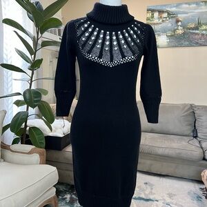 Bebe Black Knit Dress size S